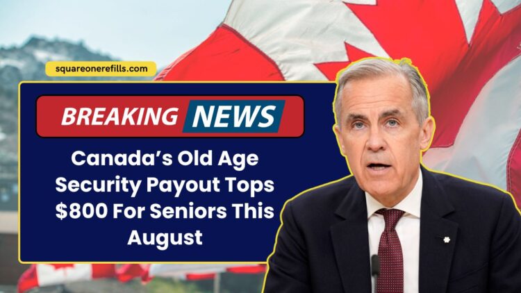 Canada’s Old Age Security Payout Tops $800 For Seniors This August